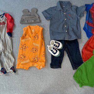 Boys Bundle Size 6-9months Disney ,Carter's , Children's Place